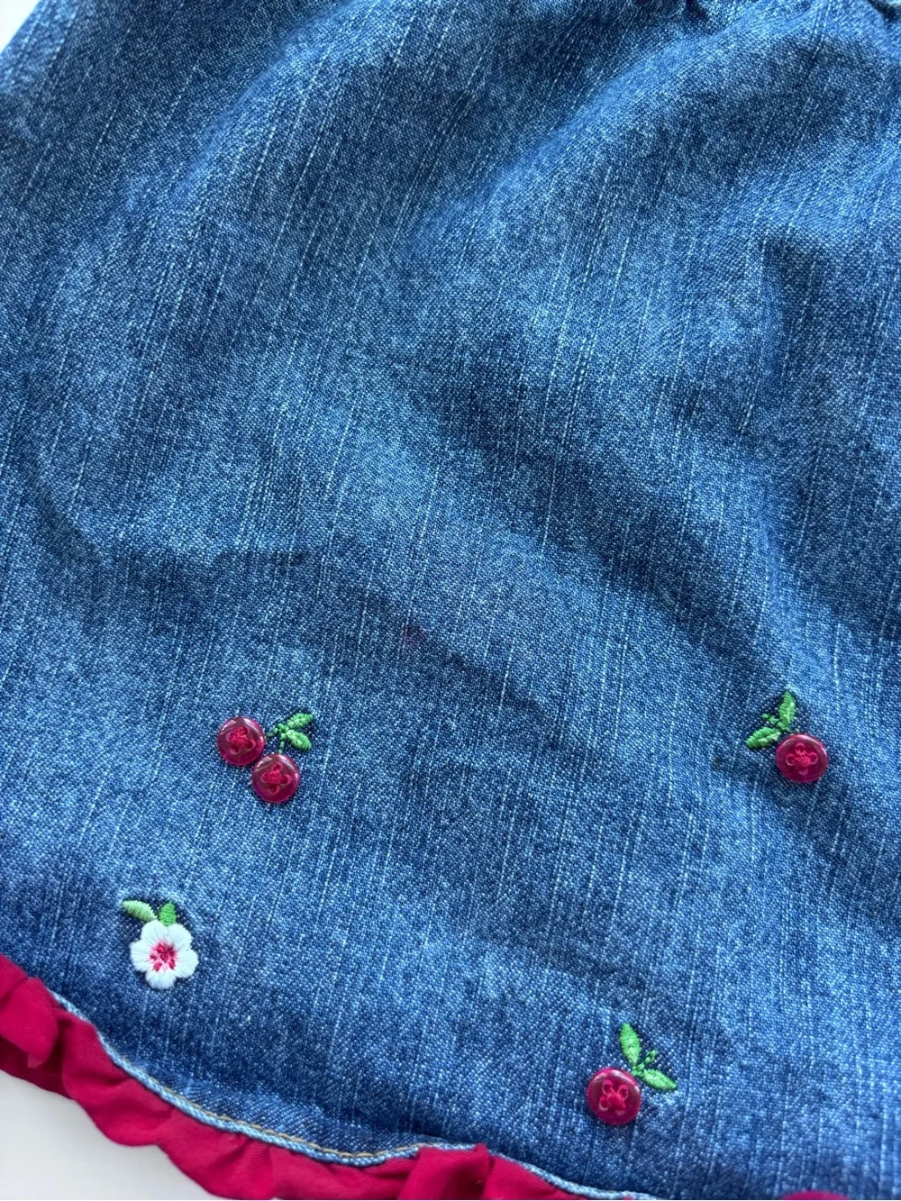 Vintage Denim Gymboree Cherry dress